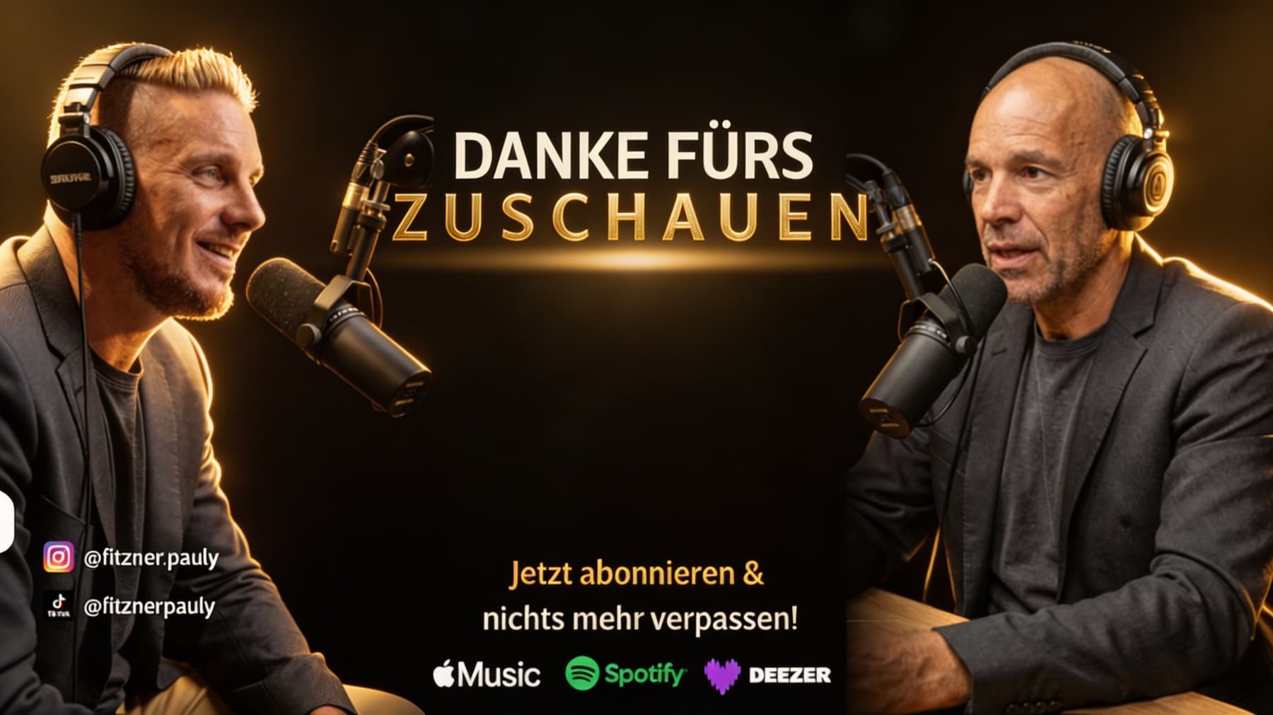 Fitzner & Pauly überall abonnieren: Apple Podcasts, Spotify, Deezer und Amazon Music
