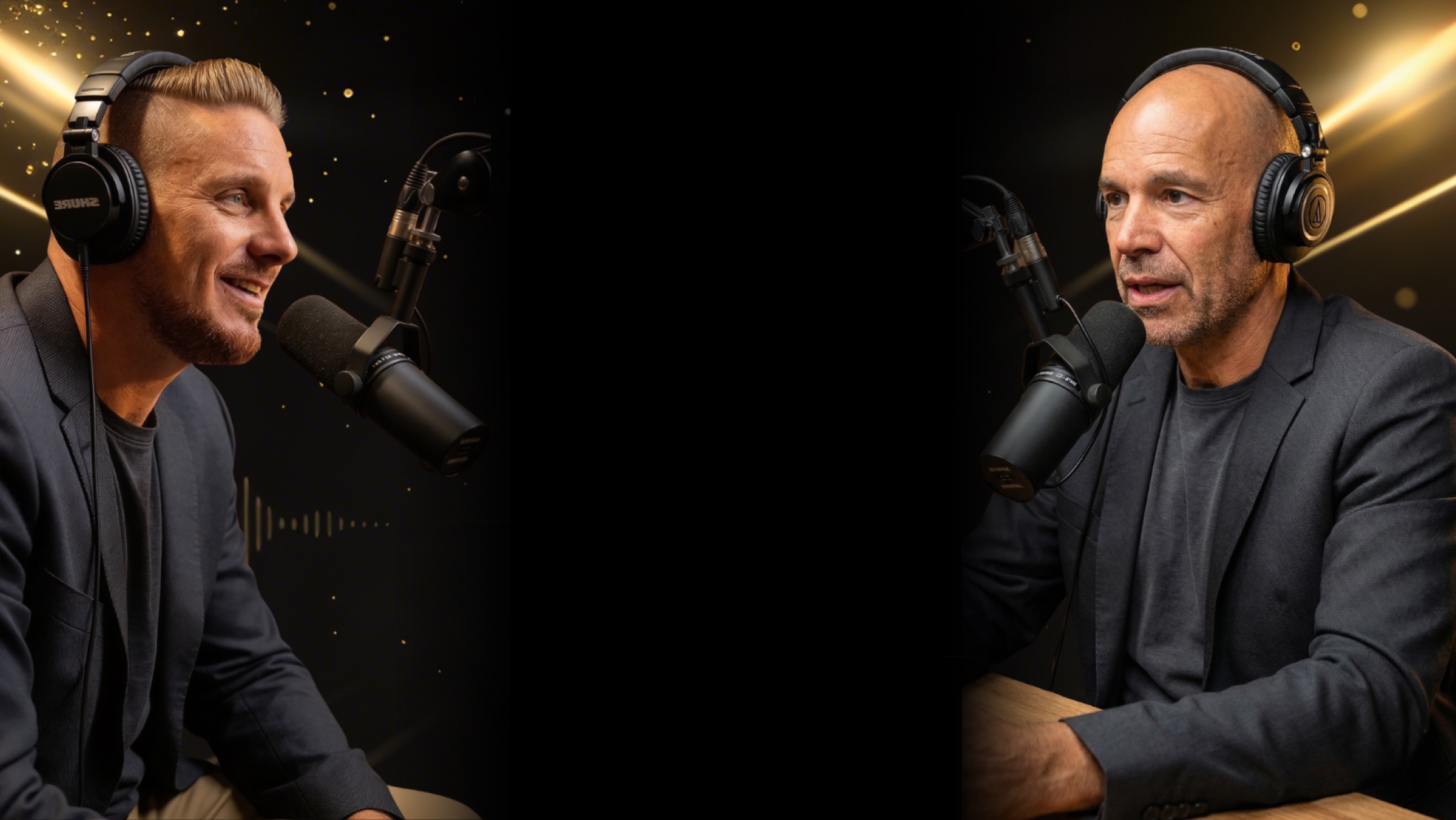 Fabian Fitzner & Robert Pauly im Fitzner & Pauly Podcast-Studio